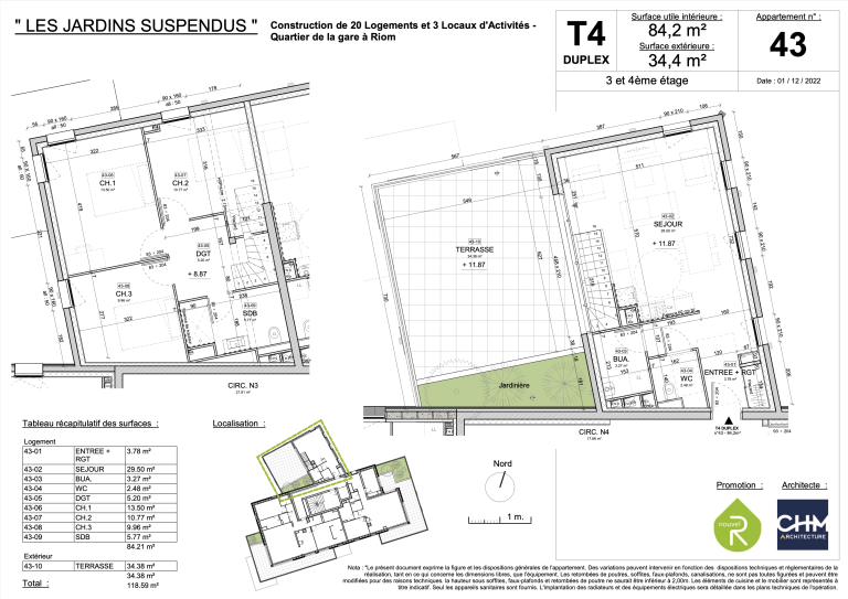 Nouvel'r LJS T4 duplex